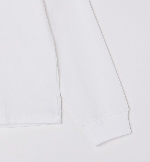 SHIPS「City Ambient Products: スクエアロゴ ポケット ロングスリーブ Tシャツ」|Tシャツ・カットソー|