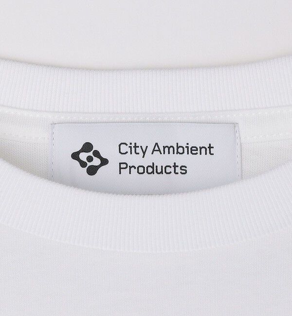 SHIPS「City Ambient Products: スクエアロゴ ポケット ロングスリーブ Tシャツ」|Tシャツ・カットソー|