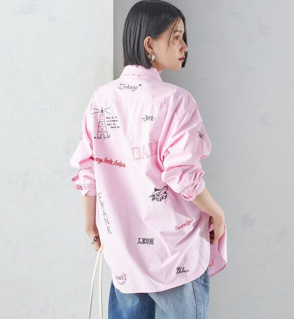 SHIPS for women「【SHIPS別注】WHITE FIELD: エンブロイダリー シャツ」|シャツ・ブラウス|