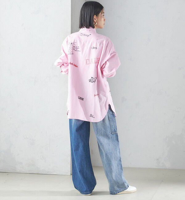 SHIPS for women「【SHIPS別注】WHITE FIELD: エンブロイダリー シャツ」|シャツ・ブラウス|