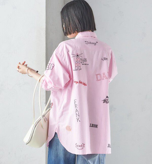SHIPS for women「【SHIPS別注】WHITE FIELD: エンブロイダリー シャツ」|シャツ・ブラウス|