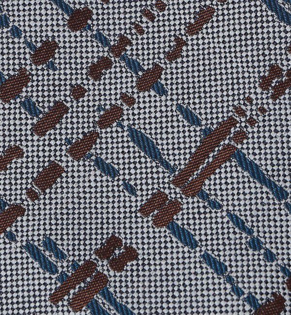 SHIPS「FRANCOBASSI: ジャカード フェード チェック ネクタイ」|ネクタイ・蝶ネクタイ|