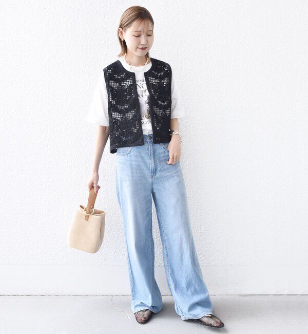 SHIPS for women「【SHIPS別注】81BRANCA:フォト ワイド TEE」|Tシャツ・カットソー|