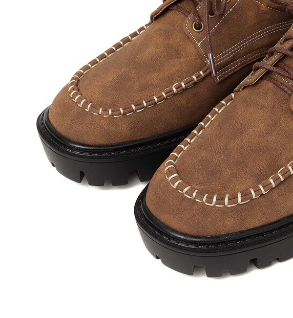 SHIPS any「【SHIPS any別注】eblouna: チャンキーソール デッキ シューズ」|デッキシューズ|