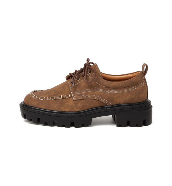 SHIPS any「【SHIPS any別注】eblouna: チャンキーソール デッキ シューズ」|デッキシューズ|