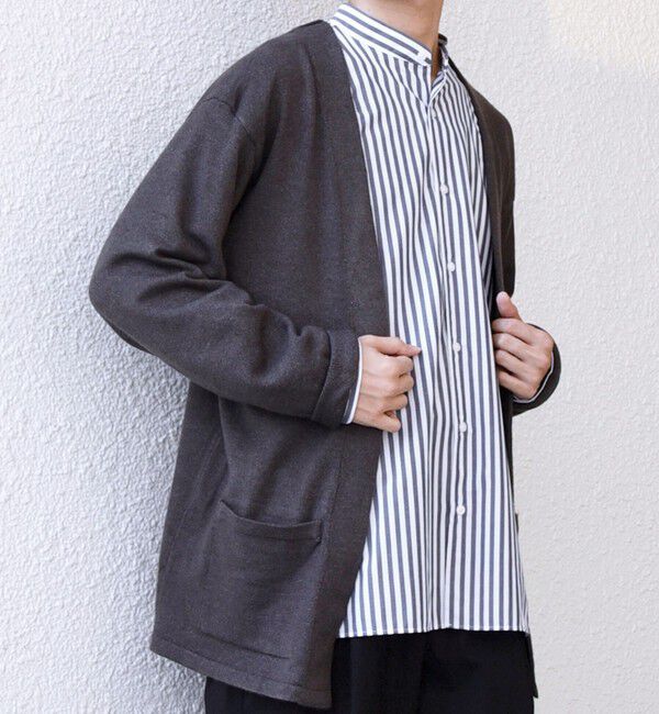 SHIPS any「SHIPS any:〈手洗い可能〉マシュマロ タッチ ニット ノーボタン カーディガン◇」|カーディガン|