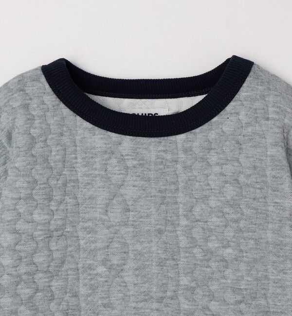 SHIPS Colors 「SHIPS Colors:80～130cm /〈洗濯機可能〉キルティング ケーブル トップス」|Tシャツ・カットソー|