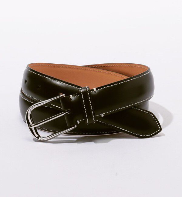 TOMORROWLAND GOODS「【別注】MAISON OCTOPUSSY&times;TOMORROWLAND カーフレザー ベルト」|ベルト|48 ダークブラウン