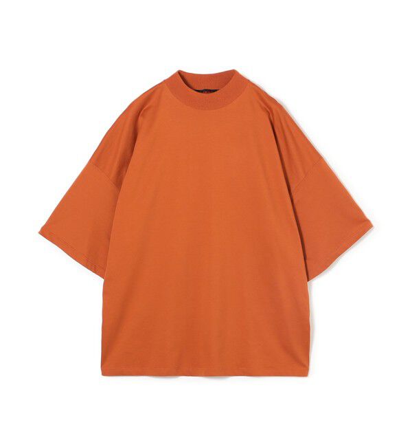 CABaN「CABaN コットン ビルドネックTシャツ」|Tシャツ・カットソー|45 キャメル