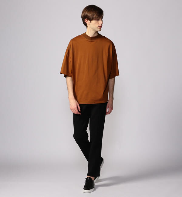 CABaN「CABaN コットン ビルドネックTシャツ」|Tシャツ・カットソー|