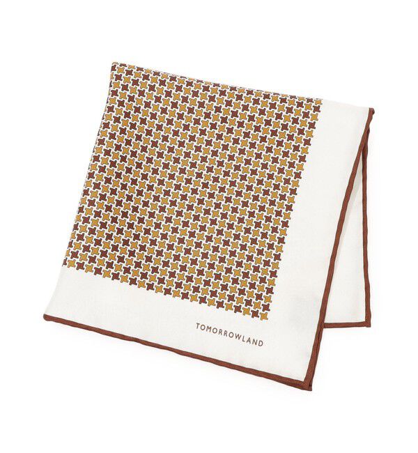 TOMORROWLAND GOODS「TOMORROWLAND シルク ポケットチーフ」|その他|46 ブラウン系