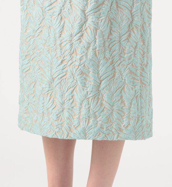 CABaN「リーフジャカード ミディスカート」|スカート|