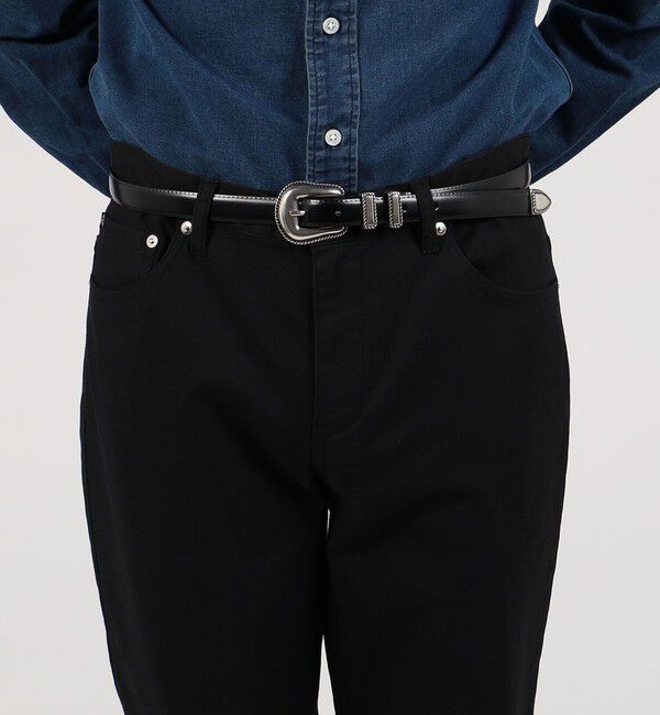 TOMORROWLAND GOODS「Maison Boinet カーフレザー ウエスタンベルト」|ベルト|