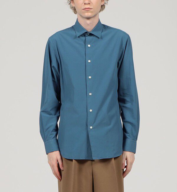 TOMORROWLAND MENS「スビンコットン セミワイドカラーシャツ」|シャツ・ブラウス|