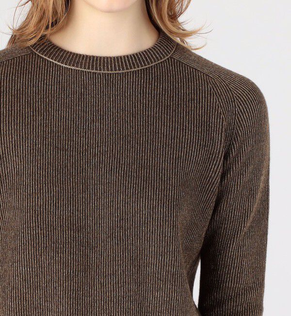 BACCA「ラメウール ベーシックプルオーバーニット」|ニット・セーター|