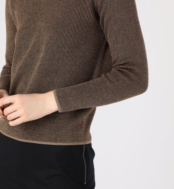 BACCA「ラメウール ベーシックプルオーバーニット」|ニット・セーター|