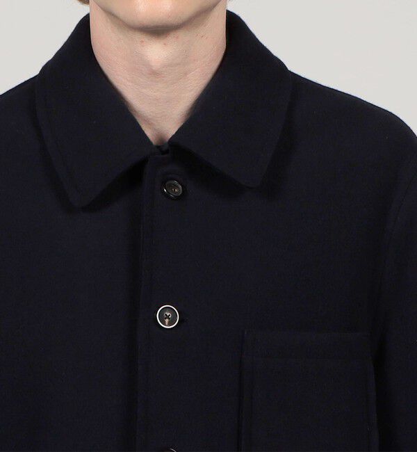 TOMORROWLAND MENS「ウールメルトン ニットブルゾン」|ブルゾン・スタジャン|