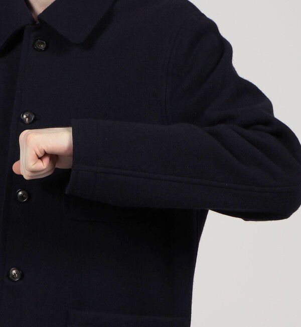 TOMORROWLAND MENS「ウールメルトン ニットブルゾン」|ブルゾン・スタジャン|