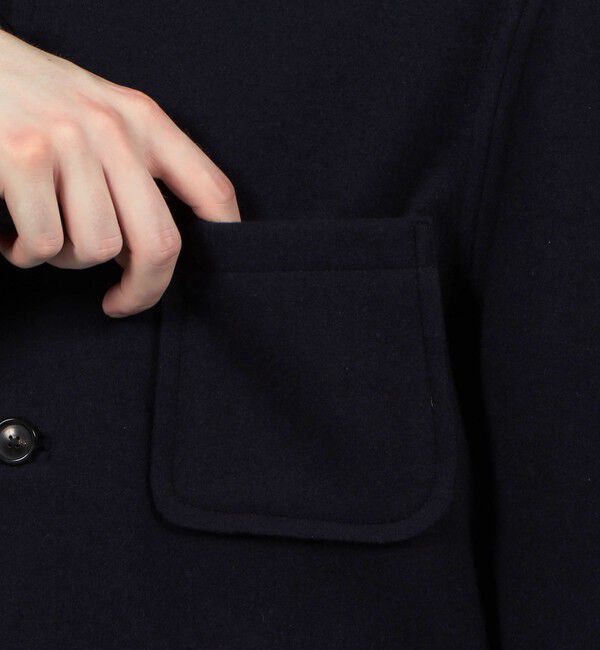 TOMORROWLAND MENS「ウールメルトン ニットブルゾン」|ブルゾン・スタジャン|