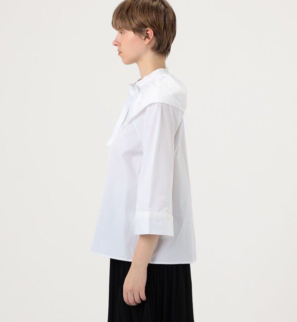 TOMORROWLAND BUYING WEAR「BOURRIENNE ALIZE コットン ラッフルシャツ」|シャツ・ブラウス|