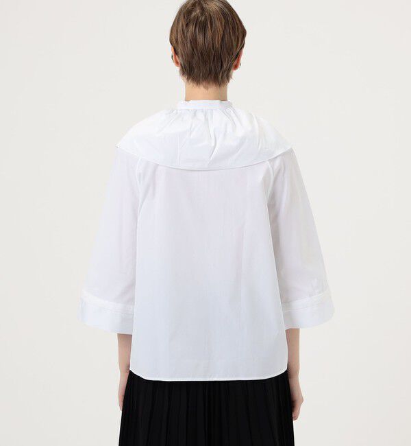 TOMORROWLAND BUYING WEAR「BOURRIENNE ALIZE コットン ラッフルシャツ」|シャツ・ブラウス|