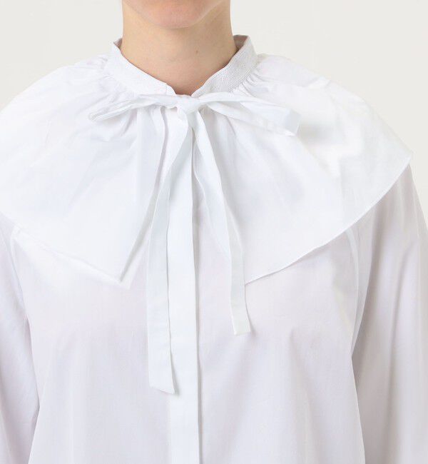 TOMORROWLAND BUYING WEAR「BOURRIENNE ALIZE コットン ラッフルシャツ」|シャツ・ブラウス|