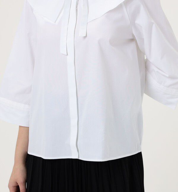 TOMORROWLAND BUYING WEAR「BOURRIENNE ALIZE コットン ラッフルシャツ」|シャツ・ブラウス|