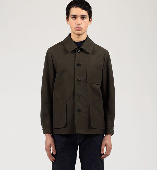 TOMORROWLAND MENS「ウールコットンギャバジン チョアジャケット TRENCH」|ブルゾン・スタジャン|