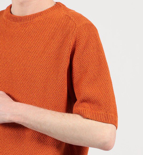 TOMORROWLAND MENS「TOMORROWLAND tricot コットンリネン クルーネックプルオーバーニット」|ニット・セーター|