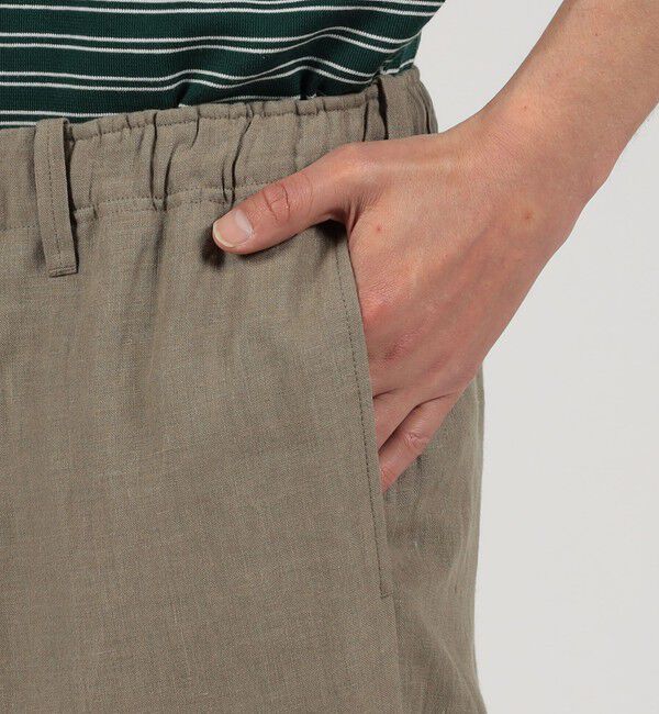 TOMORROWLAND MENS「ベルジャンリネン ワイドテーパードイージーパンツ LIBECO」|その他|