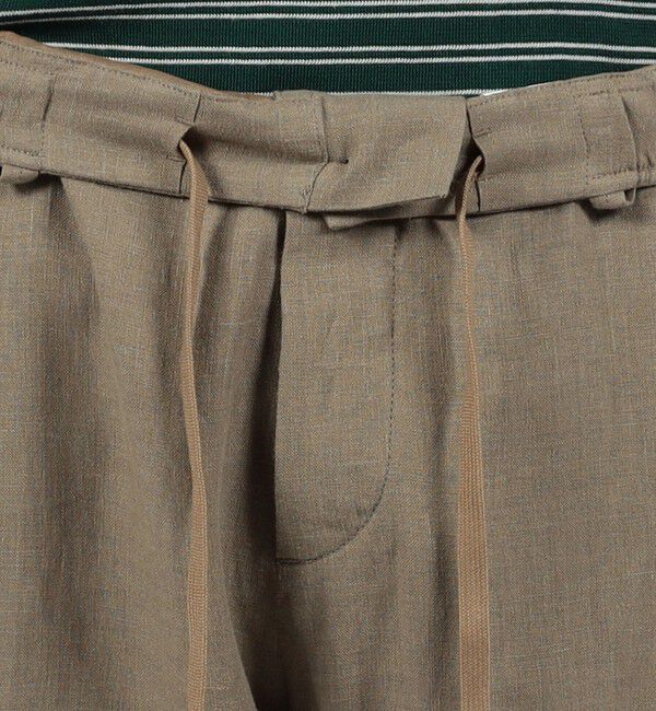 TOMORROWLAND MENS「ベルジャンリネン ワイドテーパードイージーパンツ LIBECO」|その他|