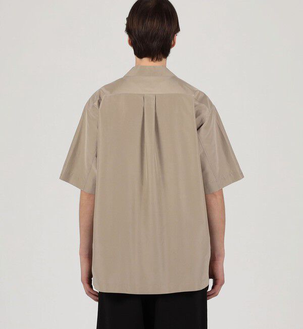 TOMORROWLAND MENS「コットンシルク オープンカラー ダブルポケット ハーフスリーブシャツ」|シャツ・ブラウス|