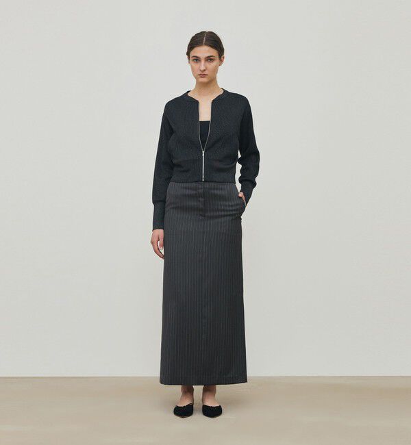 DES PRES「プレーティンググロッシーヤーン ジップアップブルゾン」|ブルゾン・スタジャン|