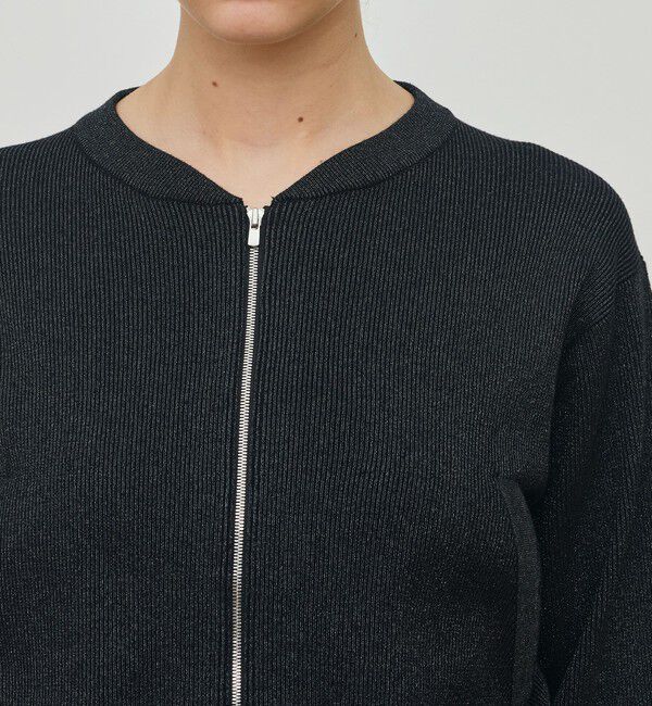 DES PRES「プレーティンググロッシーヤーン ジップアップブルゾン」|ブルゾン・スタジャン|