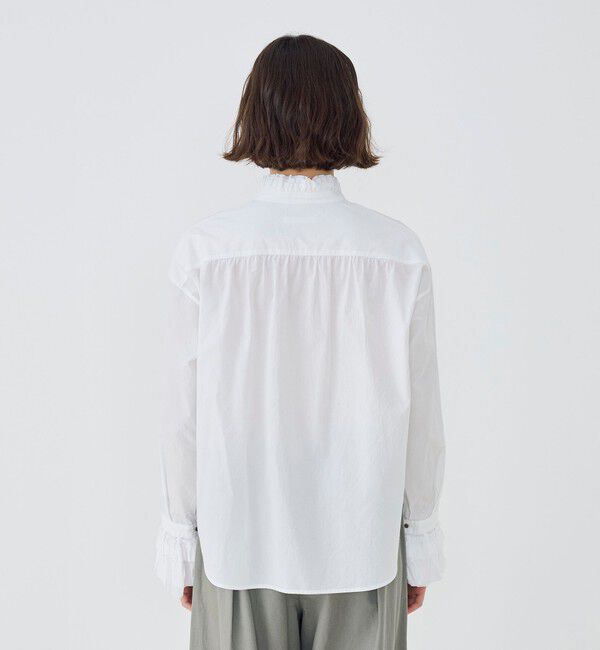 GALERIE VIE「コットン フリルシャツ」|シャツ・ブラウス|