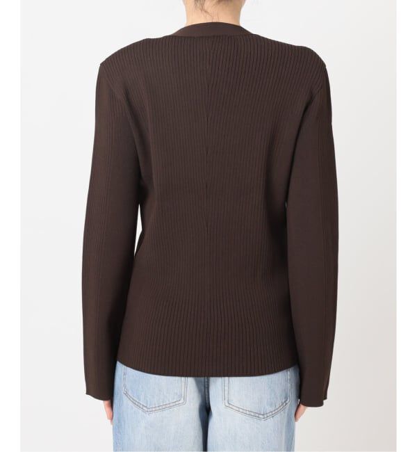 Plage「《追加》R&rsquo;IAM RIBシェイプカーディガン」|カーディガン|