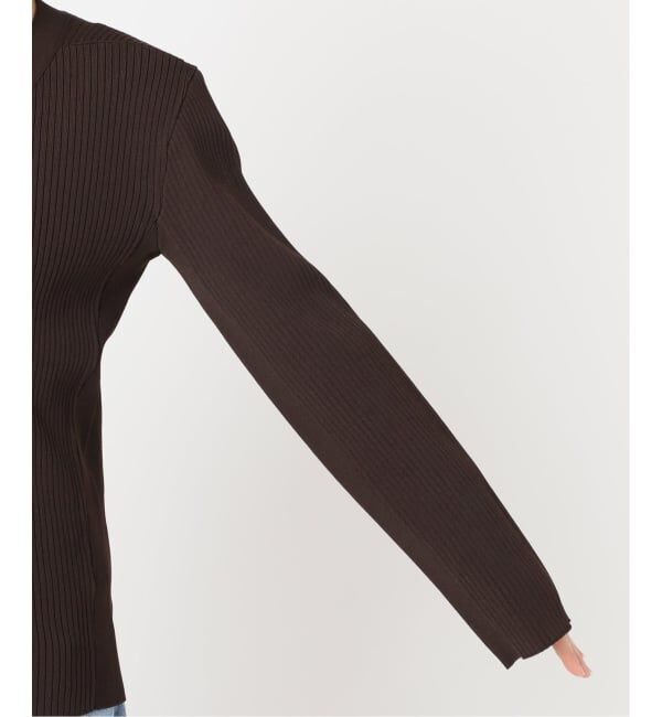 Plage「《追加》R&rsquo;IAM RIBシェイプカーディガン」|カーディガン|