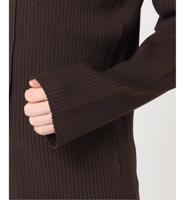 Plage「《追加》R&rsquo;IAM RIBシェイプカーディガン」|カーディガン|