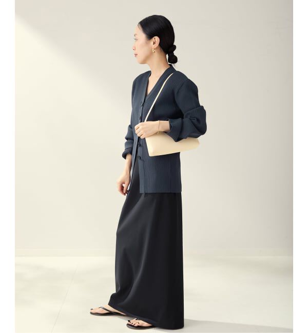 Plage「《追加》R&rsquo;IAM RIBシェイプカーディガン」|カーディガン|