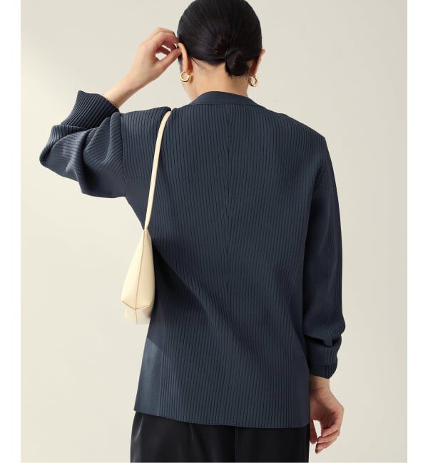 Plage「《追加》R&rsquo;IAM RIBシェイプカーディガン」|カーディガン|