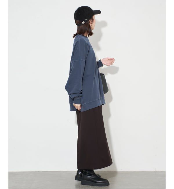 SLOBE IENA「《WEB限定/追加予約》ビックシルエットピグメント裏毛プルオーバー」|スウェット・ジャージ|