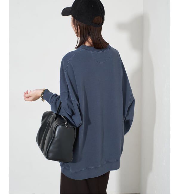 SLOBE IENA「《WEB限定/追加予約》ビックシルエットピグメント裏毛プルオーバー」|スウェット・ジャージ|