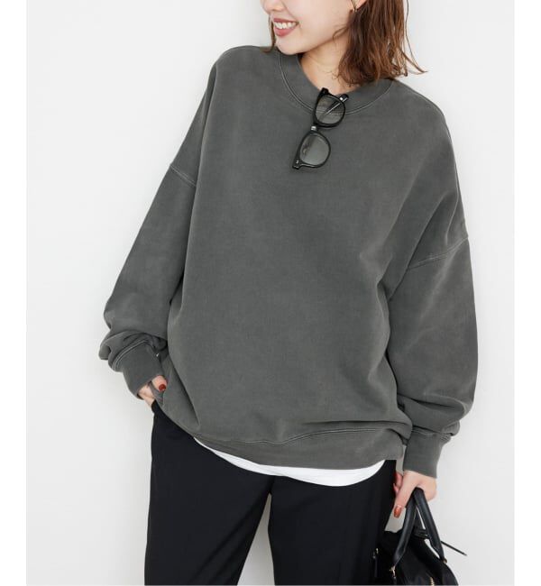 SLOBE IENA「《WEB限定/追加予約》ビックシルエットピグメント裏毛プルオーバー」|スウェット・ジャージ|