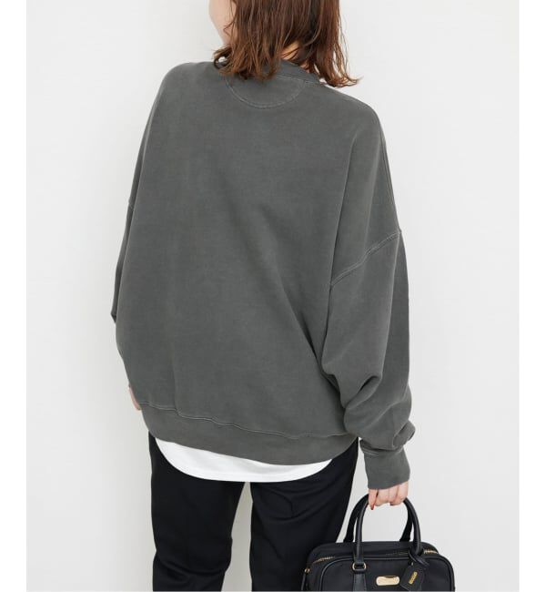SLOBE IENA「《WEB限定/追加予約》ビックシルエットピグメント裏毛プルオーバー」|スウェット・ジャージ|