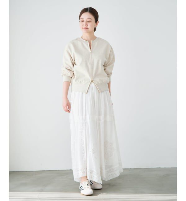 IENA「《追加予約》ジップオープン2WAYスウェットプルオーバー」|スウェット・ジャージ|