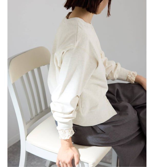 IENA「《追加予約》ジップオープン2WAYスウェットプルオーバー」|スウェット・ジャージ|