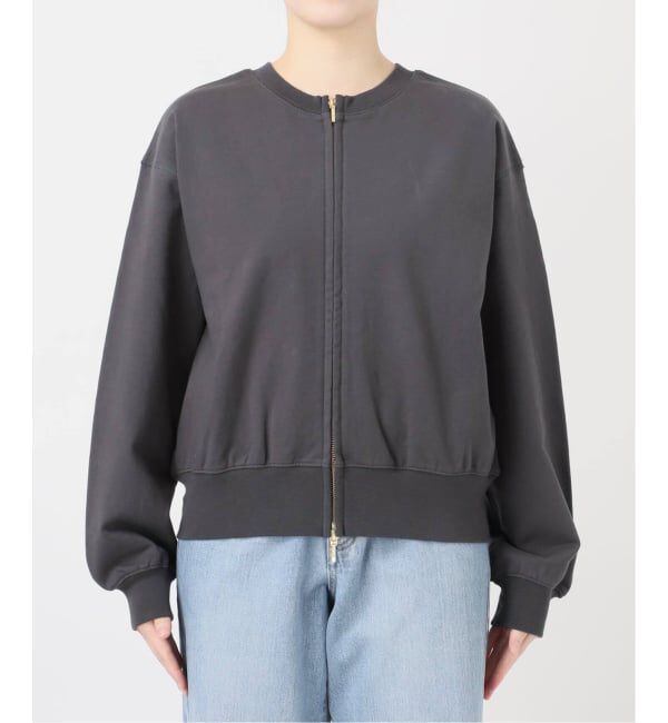 IENA「《追加予約》ジップオープン2WAYスウェットプルオーバー」|スウェット・ジャージ|