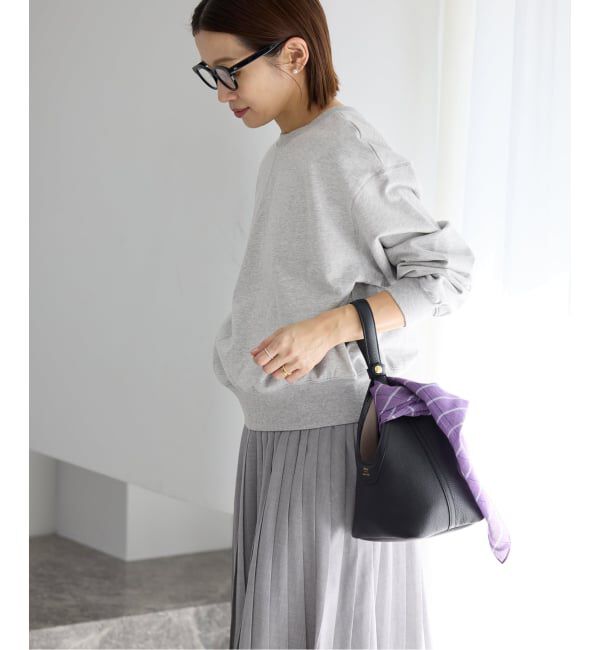 IENA「《追加予約》ジップオープン2WAYスウェットプルオーバー」|スウェット・ジャージ|