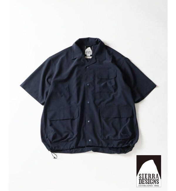 JOURNAL STANDARD relume「SIERRA DESIGNS / シエラデザインズ 別注 ホールメッシュ半袖 シャツ」|シャツ・ブラウス|ネイビー