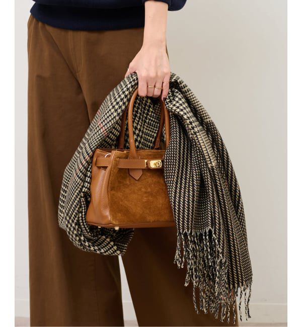 JOURNAL STANDARD relume「《追加》アクリルチェックストール」|マフラー|ブラウン B